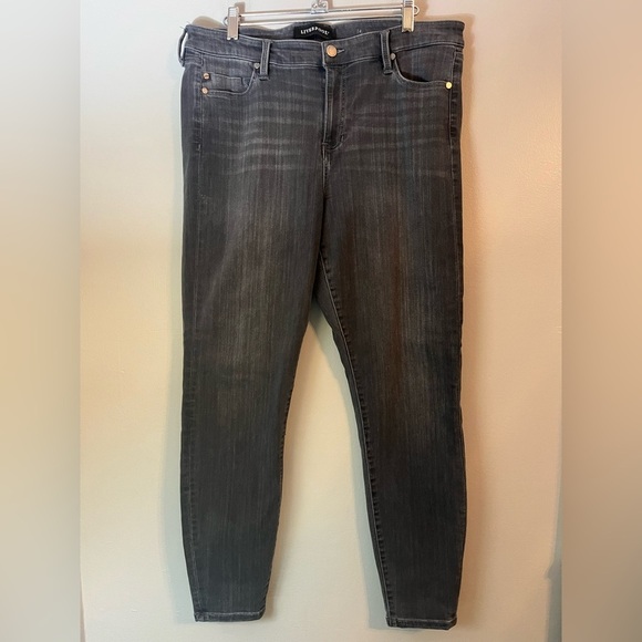 Liverpool Abby High Waist Ankle Jeans In Meteorite Size 14/32 - Picture 3 of 13